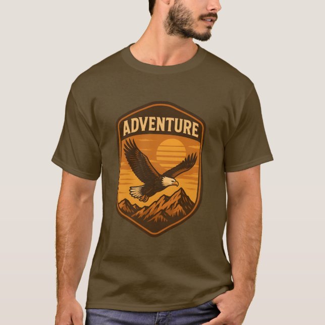 Camiseta Adventure Men's Basic T-Shirt (Frente)
