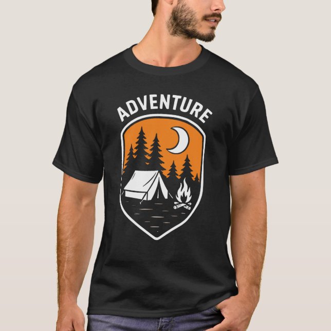 Camiseta Adventure Men's Basic T-Shirt (Frente)