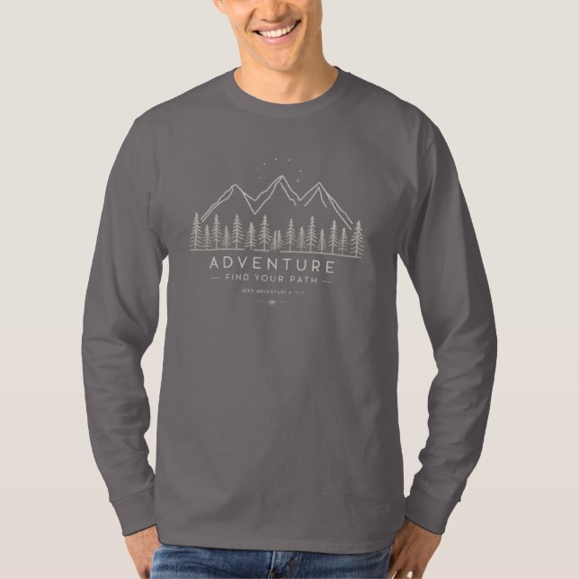Camiseta Adventure Mountain Path (Frente)