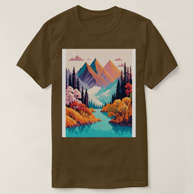 Camiseta Adventure Nature (Frente do Design)