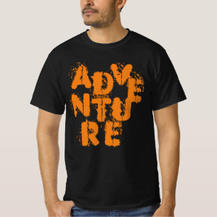 Camiseta ADVENTURE Orange Lettering