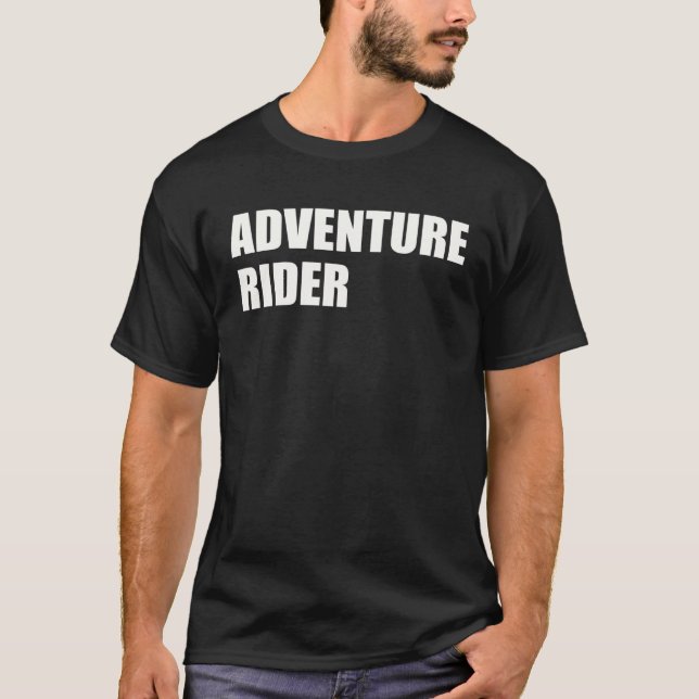 Camiseta Adventure Rider for Adventure Bike MotorcycleTouri (Frente)