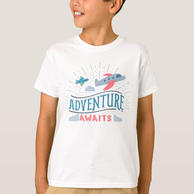 Camiseta Adventure Sky Kids (Frente)