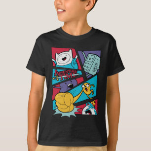 Camiseta Adventure Time   Action Panel Graphic