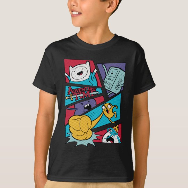 Camiseta Adventure Time | Action Panel Graphic (Frente)