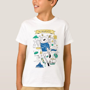 Camiseta Adventure Time   "Algebraic" Finn Sketch