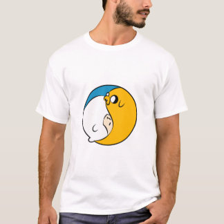 Camiseta Adventure Time Jake and Finn Yin and Yang