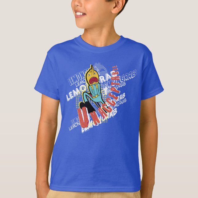 Camiseta Adventure Time | Lemon Grab "UNACCEPTABLE" (Frente)