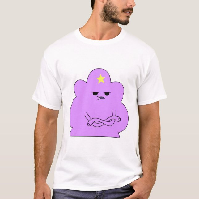 Camiseta  Adventure Time Unhappy Lumpy Space Princess (Frente)
