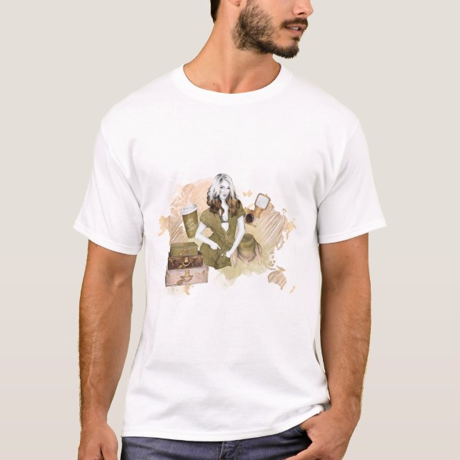 Camiseta Adventure Viagem Girl #2 (Frente)