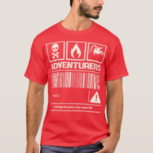 Camiseta Adventuros Aviso Dividir a parte pode causar