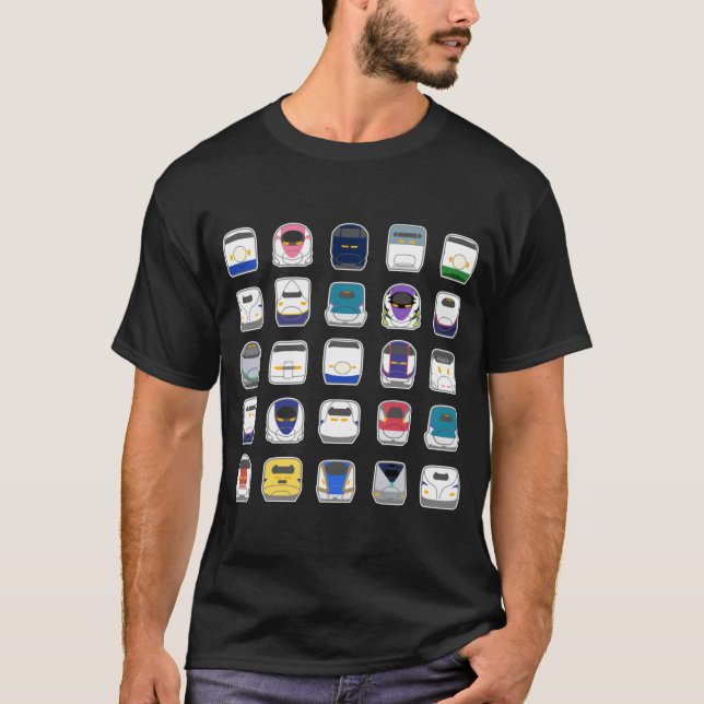 Camiseta Adventurous Bullet Trains Collection  (Frente)