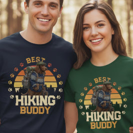 Camiseta Adventurous Irish Water Spaniel Hiker Wilderness 