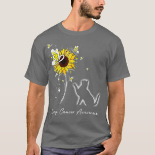 Camiseta Advertência ao Cancer de pulmão Gato de girassol