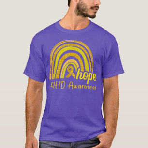 Camiseta Advertência de alta definição espera arco-íris