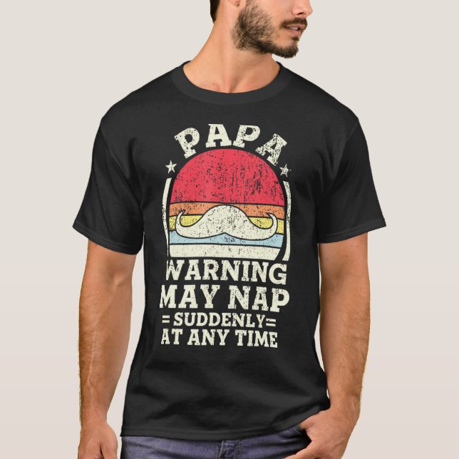 Camiseta Advertência Do Papa Pode Dormir De Repente A Qualq (Frente)