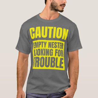 Camiseta Advertência Engraçado de Nester Vazio