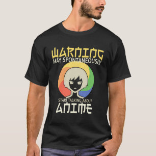 Camiseta Advertência Para Crianças Pode Começar A Falar Sob