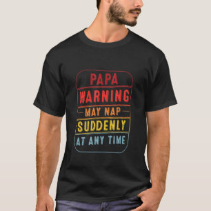 Camiseta Advertência Para O Papa Pode Dormir De Repente A Q