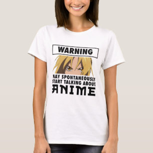 Camiseta Advertência Pode Começar A Falar Espontaneamente C