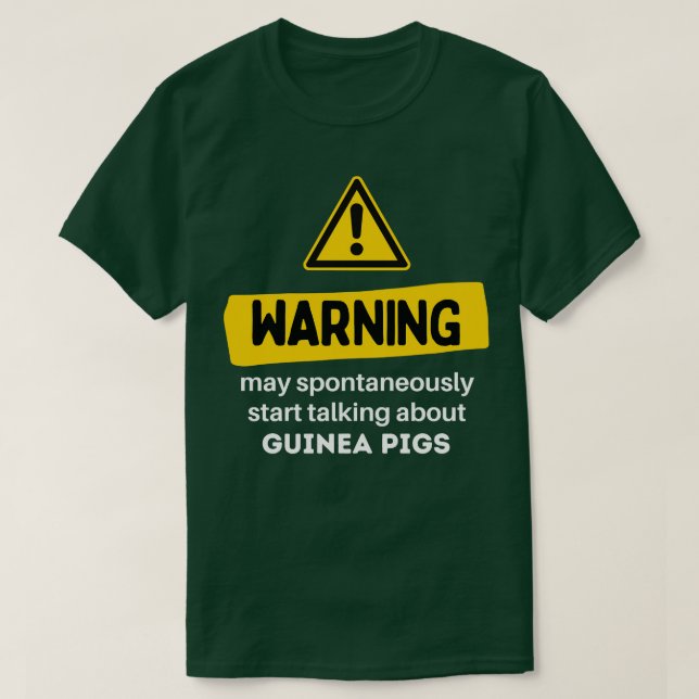 Camiseta Advertência Pode Começar A Falar Espontaneamente S (Frente do Design)
