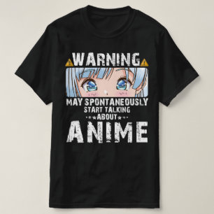 Camiseta Advertência Pode Começar A Falar Sobre Anim Espo