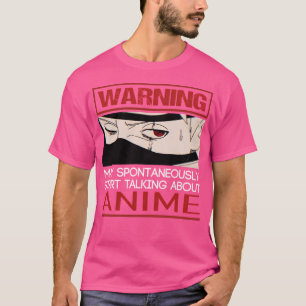Camiseta Advertência Pode Começar A Falar Sobre Anim Espont