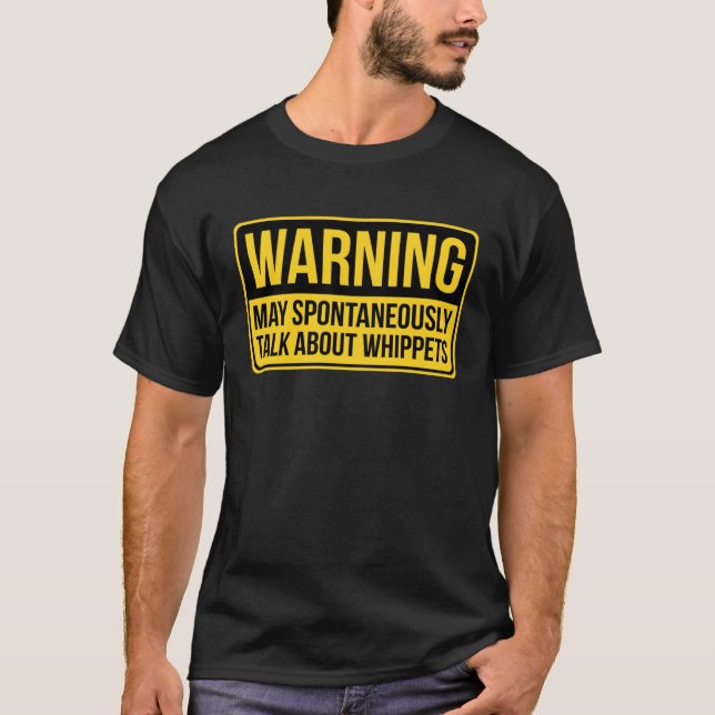 Camiseta Advertência Pode Falar Espontaneamente Sobre Bippe (Frente)