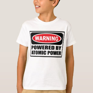 Camiseta Advertência PSTA pelo t-shirt do miúdo do PODER