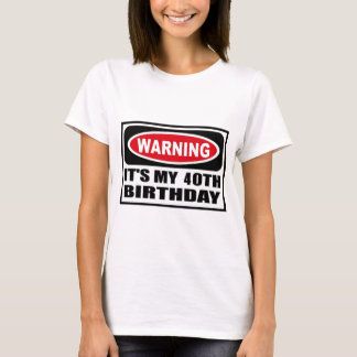 Camiseta Advertindo 40