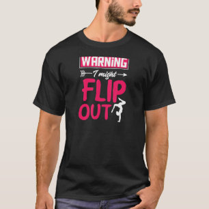 Camiseta Advertindo Eu Posso Sacudir Gymnas Engraçados