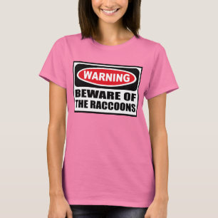 Camiseta Advertir BEWARE do T-Shir escuro das mulheres dos