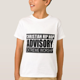 Camiseta Advisory cristão de Hip Hop…
