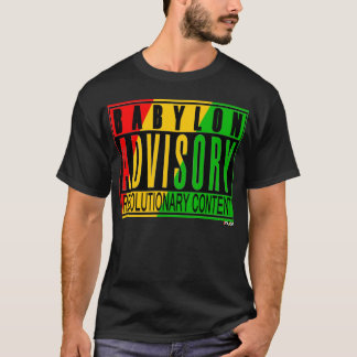 Camiseta Advisory de Babylon: Índice revolucionário