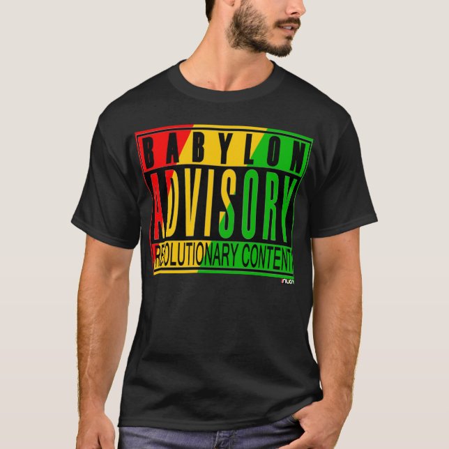Camiseta Advisory de Babylon: Índice revolucionário (Frente)