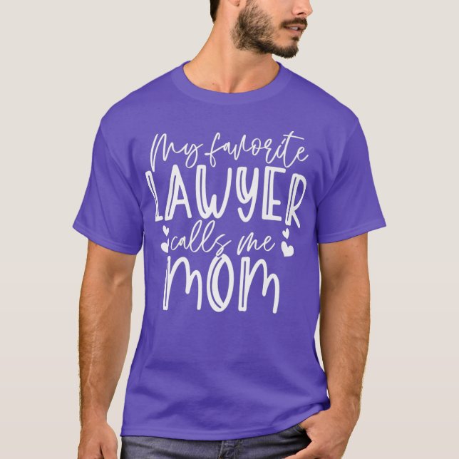 Camiseta Advogada Mãe Faculdade de Direito Procurador-Adjun (Frente)