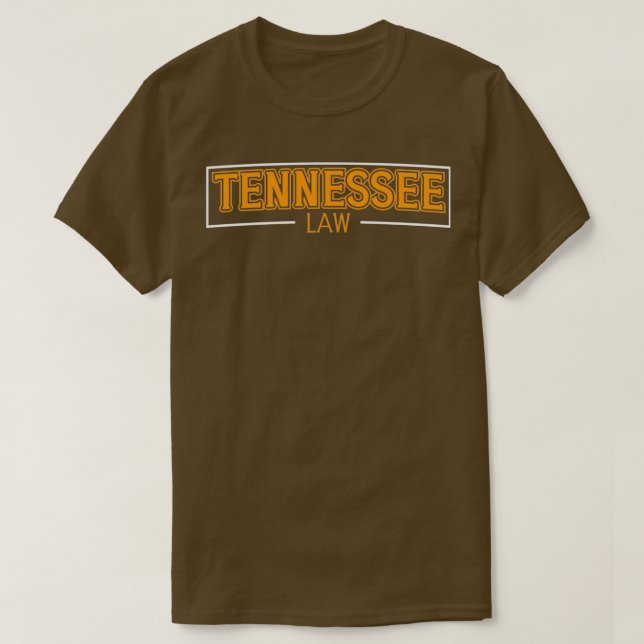 Camiseta Advogado de Direito do Tennessee - Bar do curso su (Frente do Design)