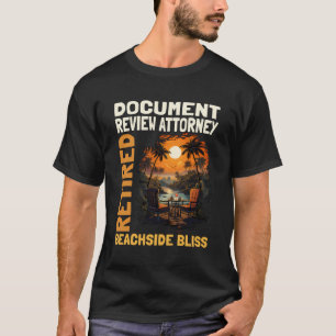 Camiseta Advogado de Revisão de Documento Reformado - Retir