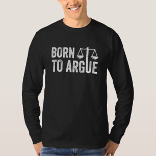 Camiseta Advogado do Escritório de Advocacia Nascido para A