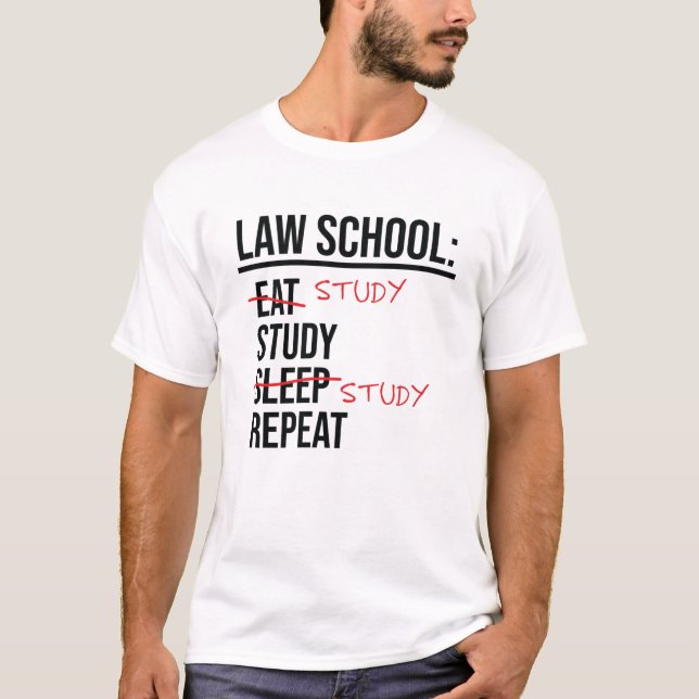 Camiseta Advogado do Estudo da Faculdade de Direito (Frente)