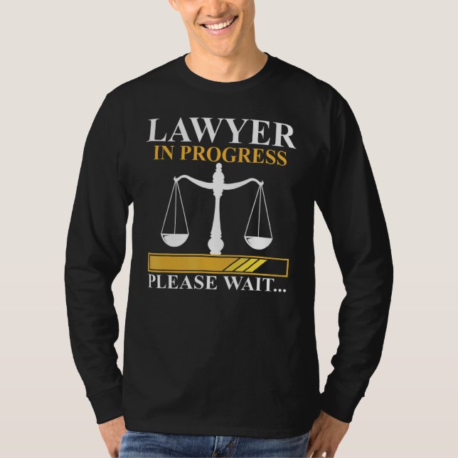 Camiseta Advogado em Andamento, Design (Frente)