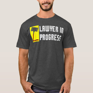 Camiseta Advogado Em Andamento Engraçado Estudante De Dire