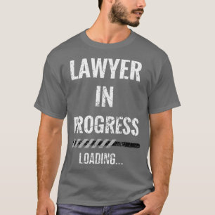 Camiseta Advogado Em Andamento Estudante Da Faculdade De Di