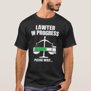 Camiseta Advogado em Andamento Procurador de Estudantes de 