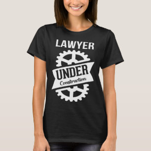 Camiseta ADVOGADO em Construção Perfeito para Estudantes de