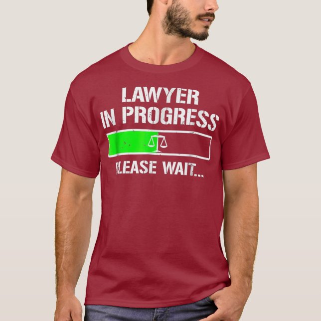 Camiseta Advogado Em Curso Engraçado Estudante De Direito (Frente)