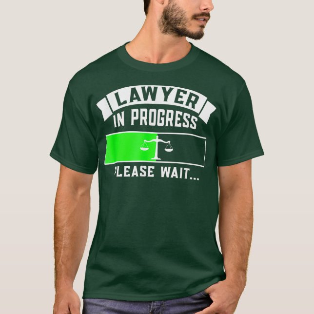 Camiseta Advogado Em Curso Engraçado Estudante De Direito P (Frente)