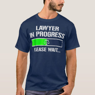 Camiseta Advogado Em Curso T-shirt Engraçado Tee