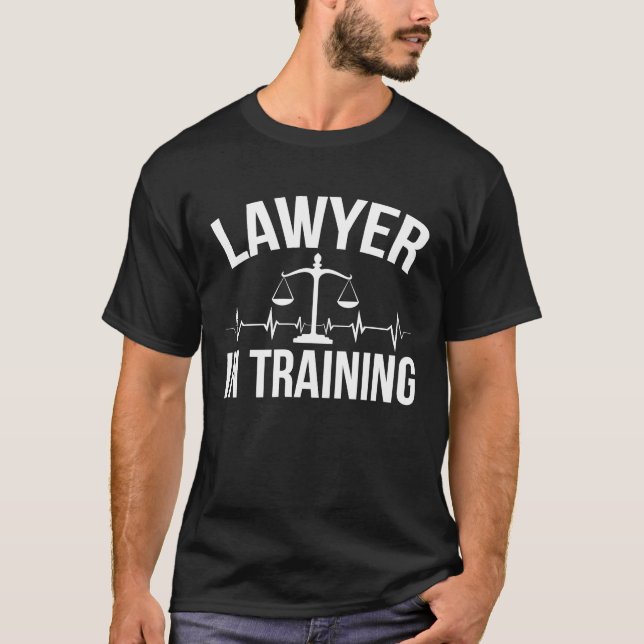 Camiseta Advogado Em Direito De Formação Advogado Estudante (Frente)