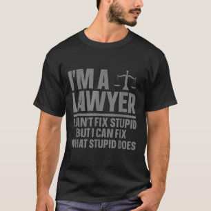 Camiseta Advogado Engraçado Design Para Homens Faculdade De